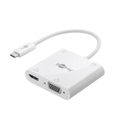 goobay-52418-adaptador-multipuerto-usb-c-hdmivga-pd-100-w-blanco