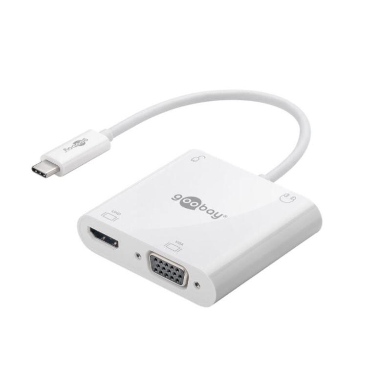 goobay-52418-adaptador-multipuerto-usb-c-hdmivga-pd-100-w-blanco