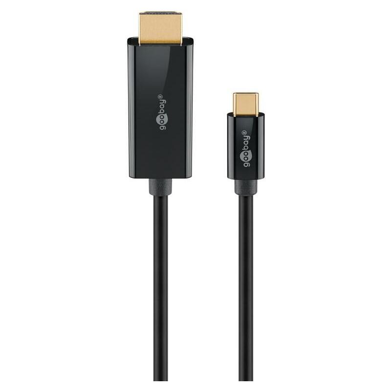cable-goobay-75696-usb-c-to-hdmi-4k-60-hz-1-m-black