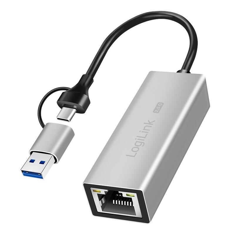 logilink-usb-a-c-auf-25g-ethernet-netzwerkadapter-grau