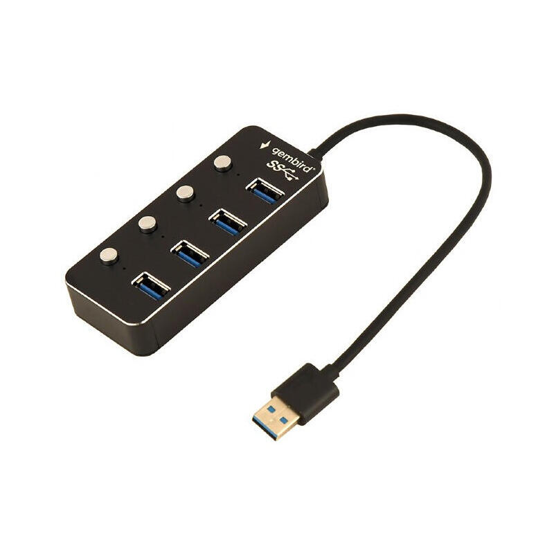gembird-hub-4-puertos-usb-31-gen-1-with-switches-black-uhb-u3p4p-01 gembird-hub-4-puertos-usb-31-gen-1-with-switches-black-uhb-u3p4p-01