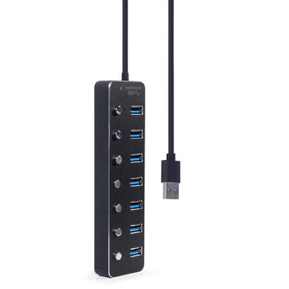 gembird-hub-7-puertos-usb-31-gen-1-with-switches-black-uhb-u3p7p-01