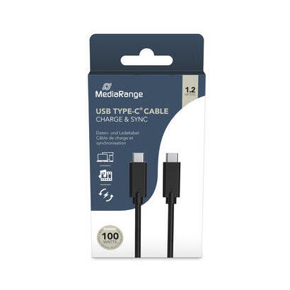 mediarange-usb-c-cable-de-carga-datos-usb-31-10gbit-s-12m-negro