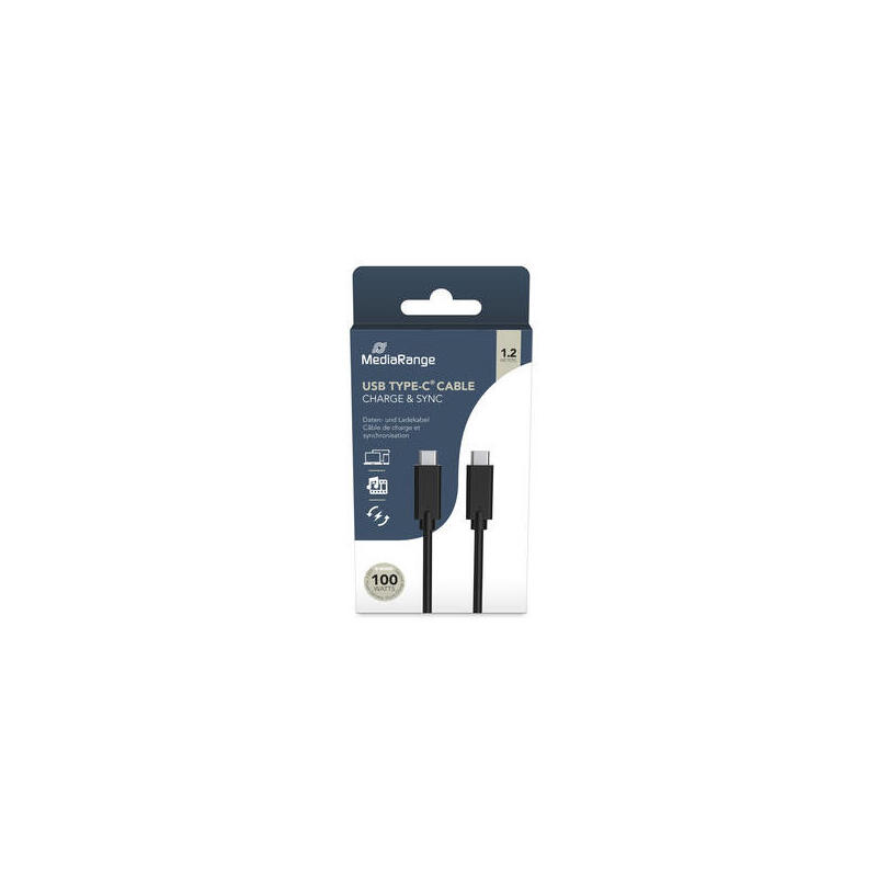 mediarange-mrcs214-cable-usb-usb-32-gen-1-31-gen-1-12-m-usb-c-negro