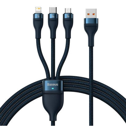 baseus-sup0003353-cable-usb-usb-32-gen-1-31-gen-1-12-m-usb-a-usb-cmicro-usb-alightning-azul
