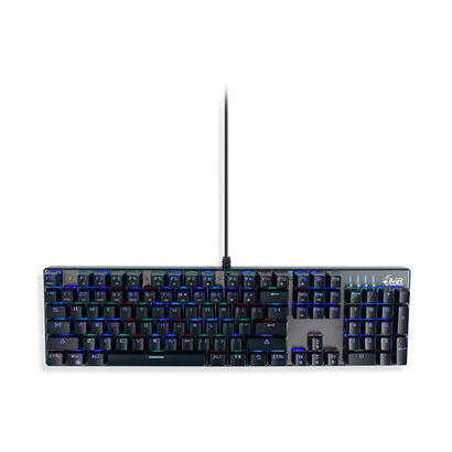 mediarange-mrgs101-uk-teclado-juego-usb-qwerty-ingles-internacional-negro-plata