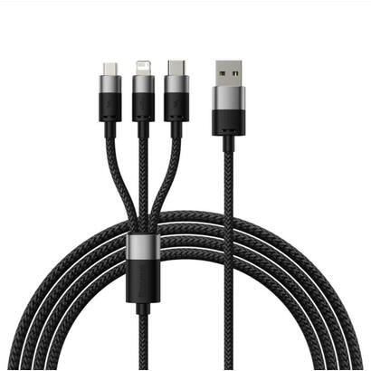 baseus-starspeed-series-negro-cable-usb-3-en-1-usb-cmicrolightning