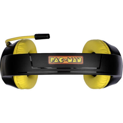 auriculares-konix-pacman-usb-tipo-a-negro-amarillo