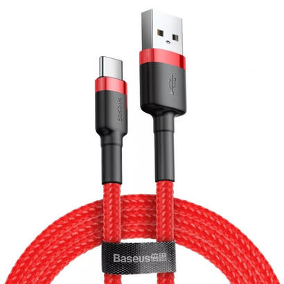 baseus-catklf-u09-cable-usb-3-m-usb-a-usb-c-negro-rojo