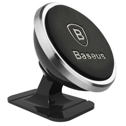 baseus-car-mount-magnetic-car-dashboard-phone-holder-360-degree-silver-sucx140012