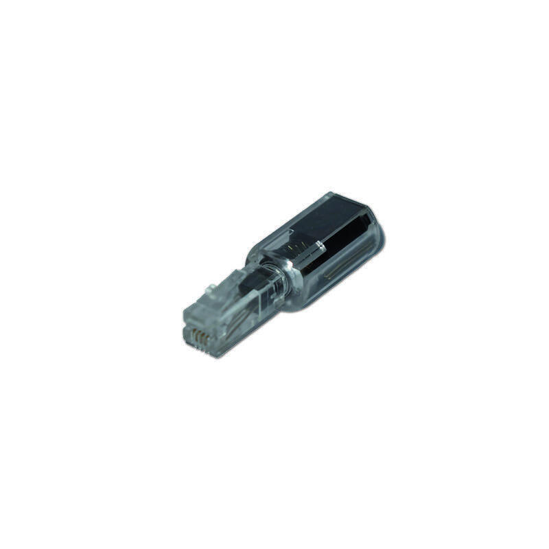mediarange-mrcs305-conector-rj-11-negro-transparente
