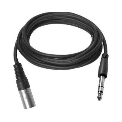 vivolink-proaudxlrjacks05-cable-de-audio-05-m-xlr-635mm-negro