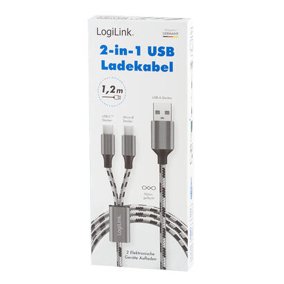 logilink-cu0202-cable-usb-usb-20-12-m-usb-a-usb-cmicro-usb-a-gris