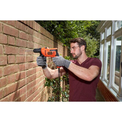 taladro-black-decker-beh200k-qs-2900-rpm-sin-llave-167-kg-negro-naranja