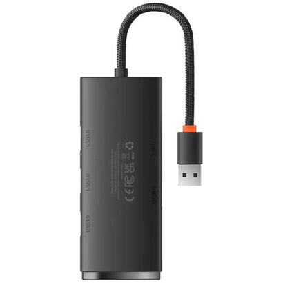hub-4w1-baseus-lite-series-usb-do-4x-usb-30-25cm-czarny
