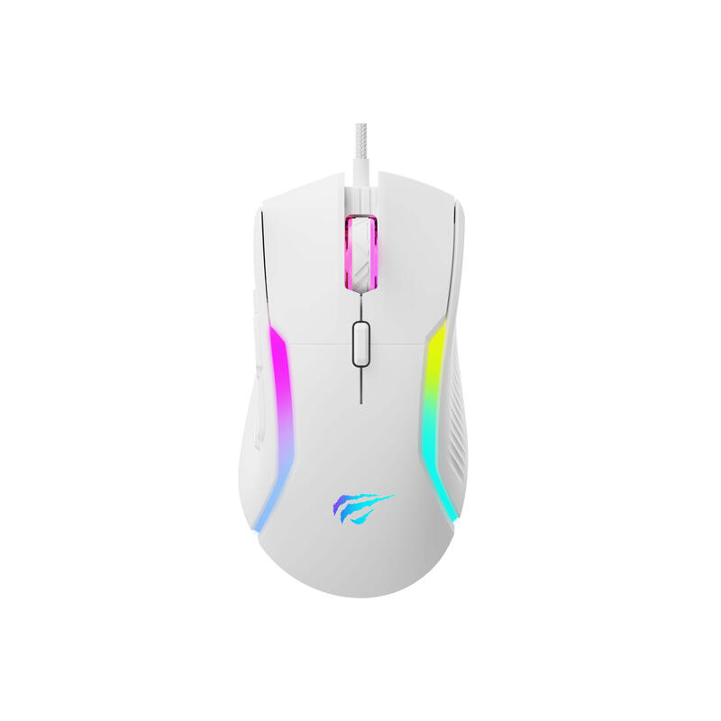 raton-gaming-havit-ms1033-rgb-8000-dpi-9-botones-blanco raton-gaming-havit-ms1033-rgb-8000-dpi-9-botones-blanco