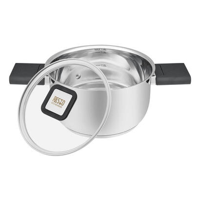 resto-kitchenware-anser-16-l-alrededor-negro-acero-inoxidable