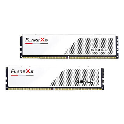 gskill-memoria-64-gb-ddr5-6000-2x-32-gb-kit-dual-ram-blanca-f5-6000j3636f32gx2-fx5w-flare-x5-intel-xmp-amd-expo-f5-6000j3636f32g