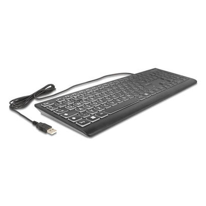 delock-12170-teclado-universal-usb-qwertz-aleman-negro