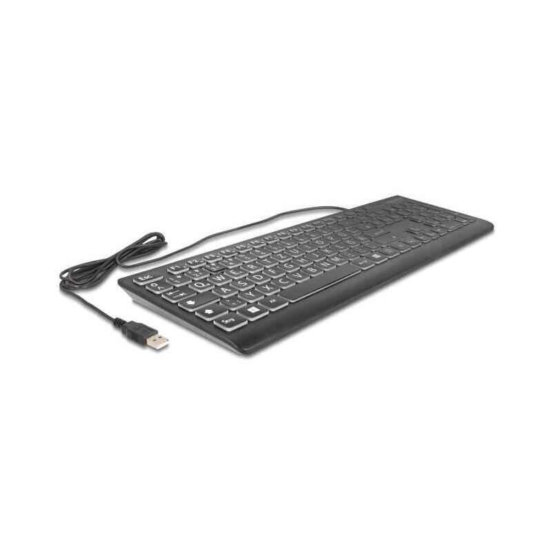 delock-12170-teclado-universal-usb-qwertz-aleman-negro