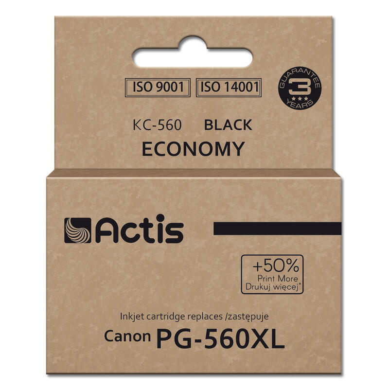 tinta-actis-kc-560-de-impresora-canon-recambio-pg-560xl-suprema-22ml-negra-imprime-un-50-mas-que-el-oem tinta-actis-kc-560-de-impresora-canon-recambio-pg-560xl-suprema-22ml-negra-imprime-un-50-mas-que-el-oem