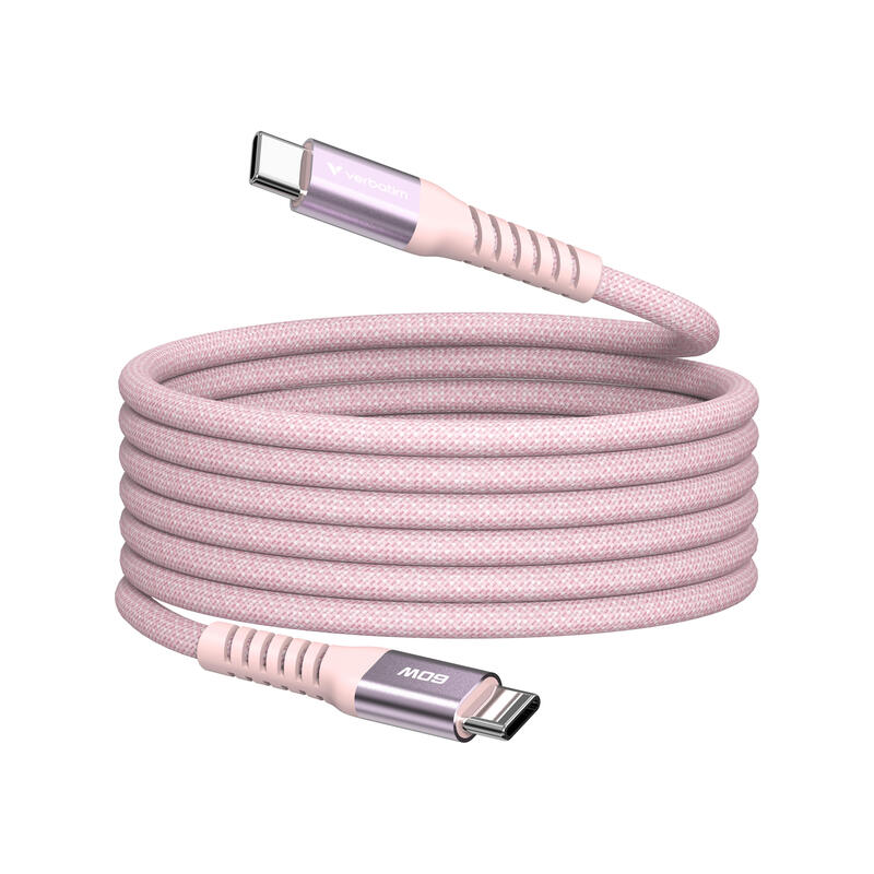 verbatim-synccharge-60w-120cm-usb-cusb-c-magnetic-pink-31853 verbatim-synccharge-60w-120cm-usb-cusb-c-magnetic-pink-31853