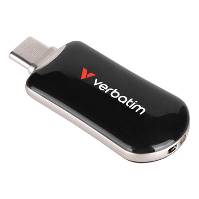 verbatim-plectra-black-128gb-usb-c-flash-drive-30225