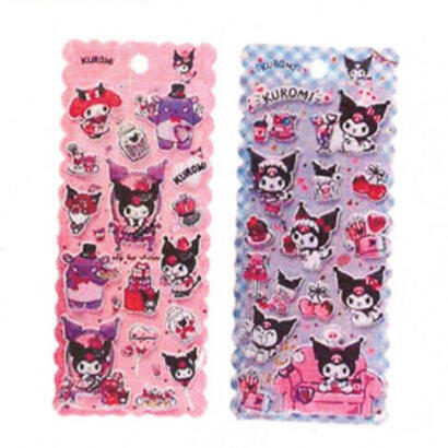 pack-de-20-unidades-pegatinas-relieve-kuromi-hello-kitty-surtido