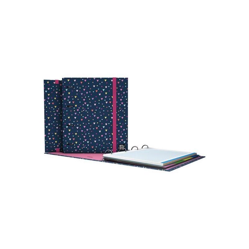 grafoplas-carpeta-anillas-mixtas-4x35-carpebook-a4-crecambio-90h-5x5-90gr-carton-forrado-bitsbobs-hearts