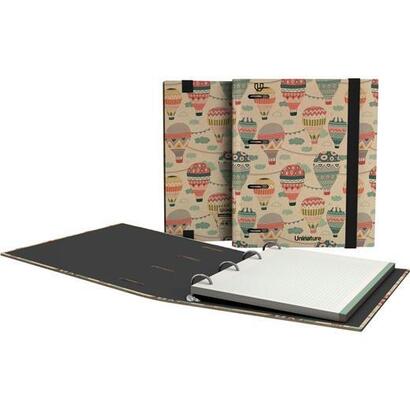 grafoplas-carpeta-anillas-4x25-carpebook-a5-crecambio-90h-5x5-90gr-kraft-y-carton-reciclado-uninature-capadocia