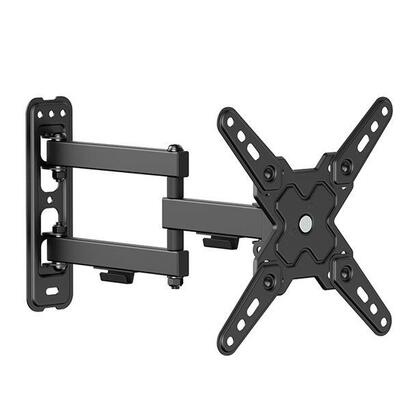 cromad-soporte-de-pared-con-brazo-articulado-para-tv-de-13-43-giratorio-inclinable-y-doble-extension-peso-max