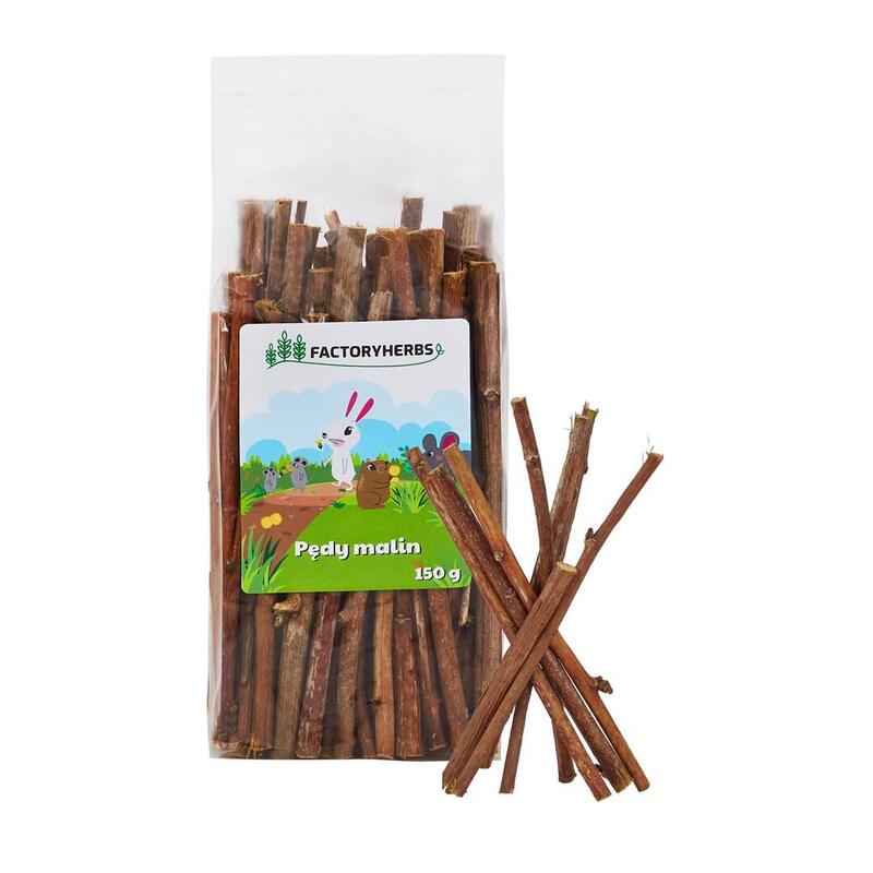 factoryherbs-brotes-de-frambuesa-delicia-para-roedores-y-conejos-150g