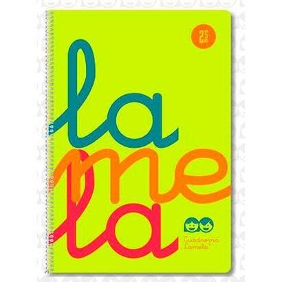 pack-de-5-unidades-lamela-cuaderno-espiral-80h-folio-90gr-cuadrovia-5mm-cmargen-cubierta-pp-amarillo-fluorescente