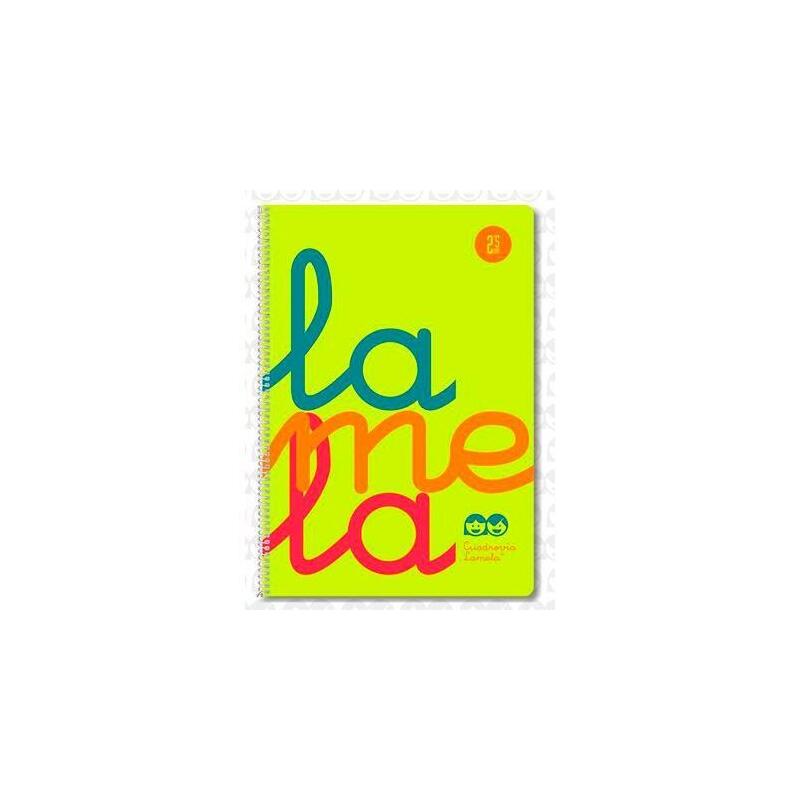 pack-de-5-unidades-lamela-cuaderno-espiral-80h-folio-90gr-cuadrovia-5mm-cmargen-cubierta-pp-amarillo-fluorescente