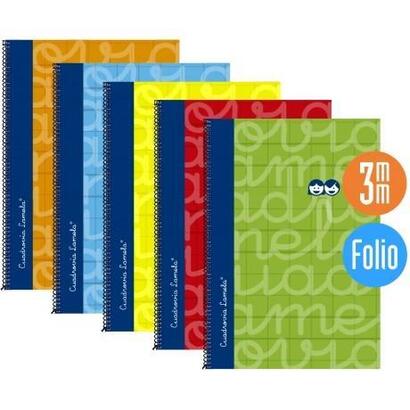 pack-de-5-unidades-lamela-cuaderno-espiral-80-h-folio-90gr-cuadrovia-3mm-cmargen-cubierta-extradura-csurtidos