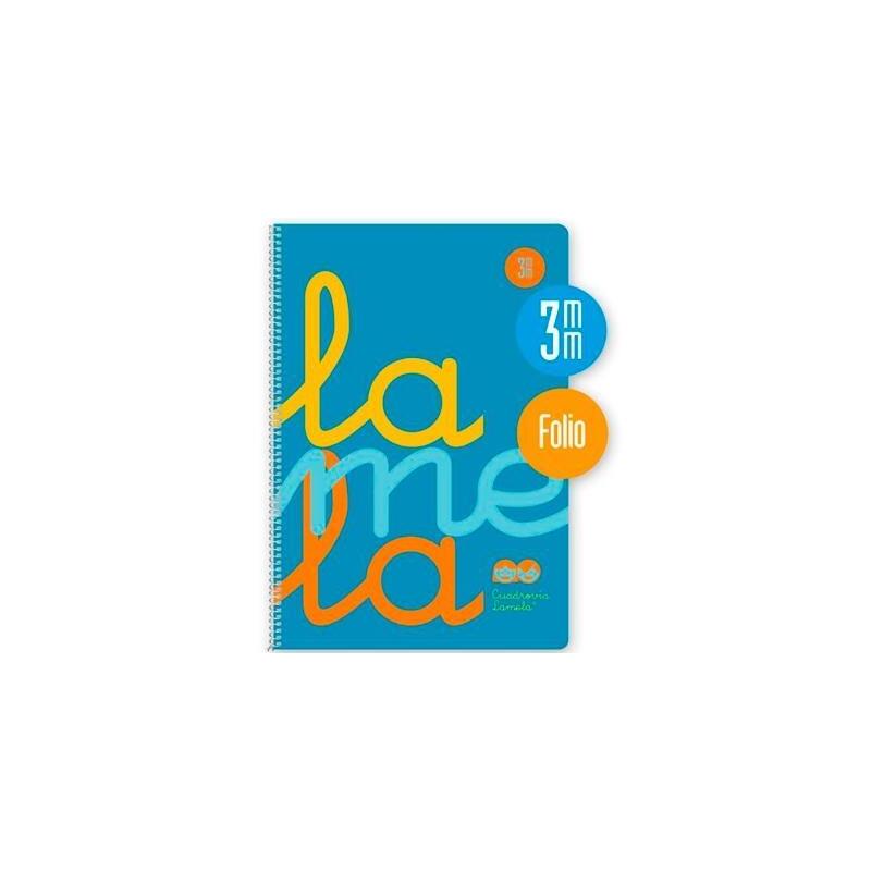 pack-de-5-unidades-lamela-cuaderno-espiral-80h-folio-90gr-cuadrovia-3mm-cmargen-cubierta-pp-azul-fluorescente