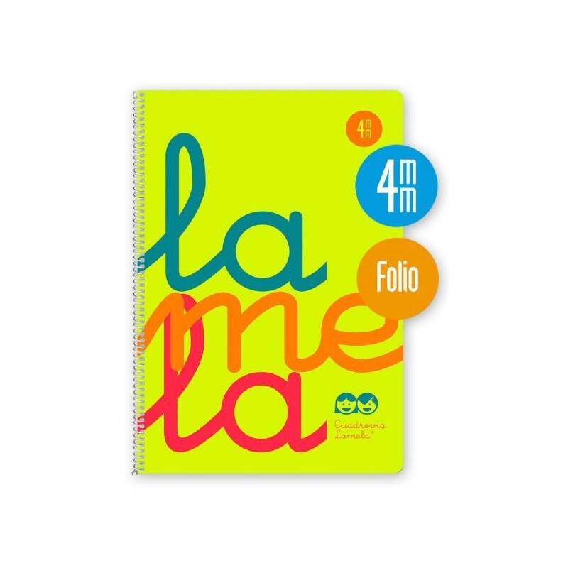 pack-de-5-unidades-lamela-cuaderno-espiral-80h-folio-90gr-cuadricula-4mm-c-margen-cubierta-pp-amarillo