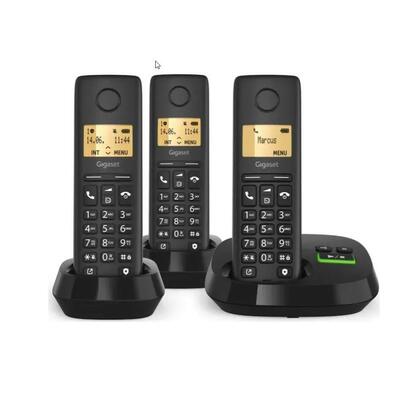 gigaset-pure-100-am-trio-negro-schnurlostelefon-con-ab-intware
