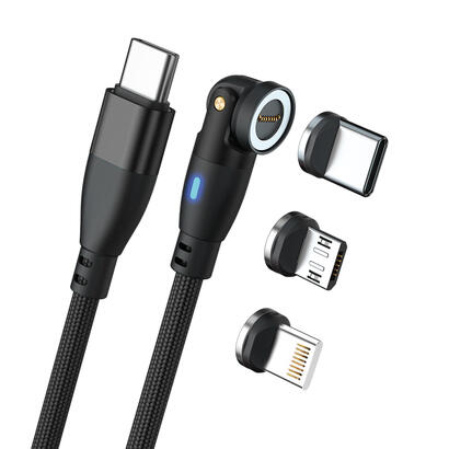 realpower-magneticcharge-100-cable-usb-1-m-usb-c-negro