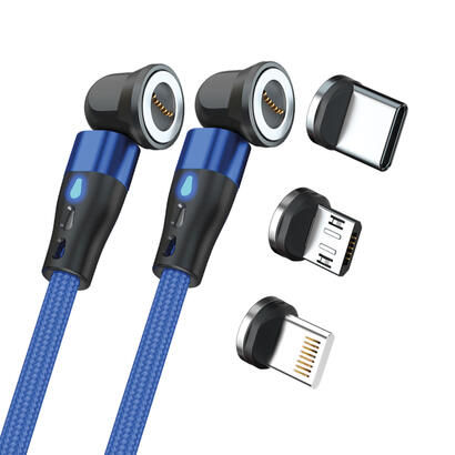 realpower-magneticcharge2-cable-usb-1-m-azul
