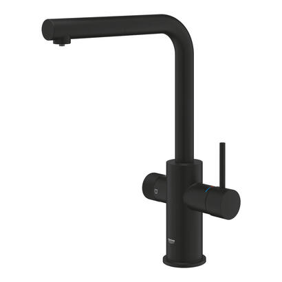 grifo-con-filtro-grohe-blue-pure-minta-con-chorro-extraible-negro