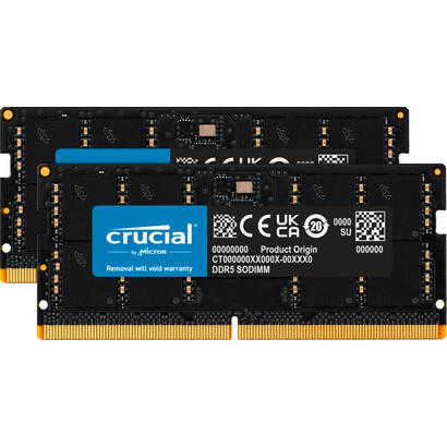 crucial-ddr5-kit-128-gb-2-x-64-gb-so-dimm-de-262-contactos-2800-mhz-pc5-44800-11-v-on-die-ecc-negro
