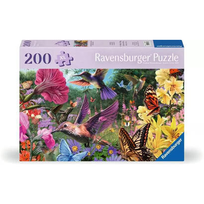 ravensburger-se-siente-bien-y-rompecabezas-kolibris-y-mariposas-200-partes-12001369