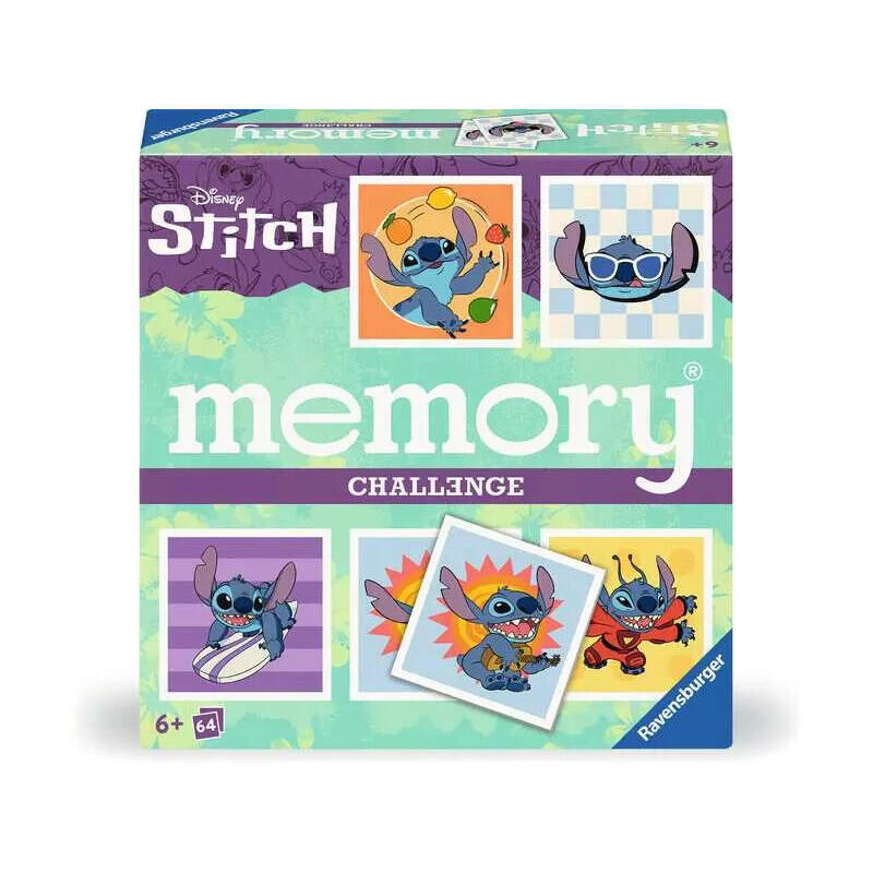 ravensburger-challenge-memoria-disney-stitch-juego-de-memoria-24697