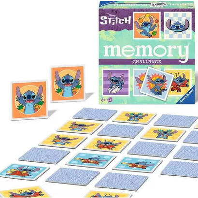ravensburger-challenge-memoria-disney-stitch-juego-de-memoria-24697