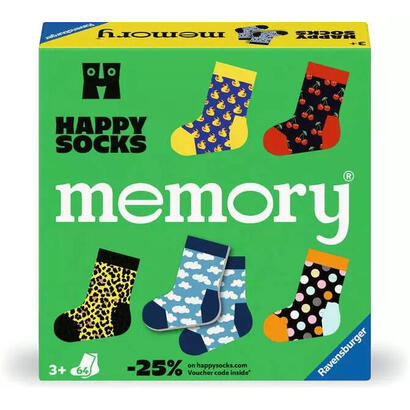 ravensburger-memory-happy-socks-juego-de-memoria-24702