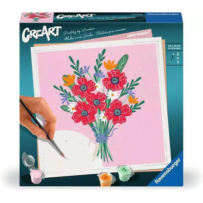 ravensburger-creart-ramo-de-amapolas-cuadro-25519