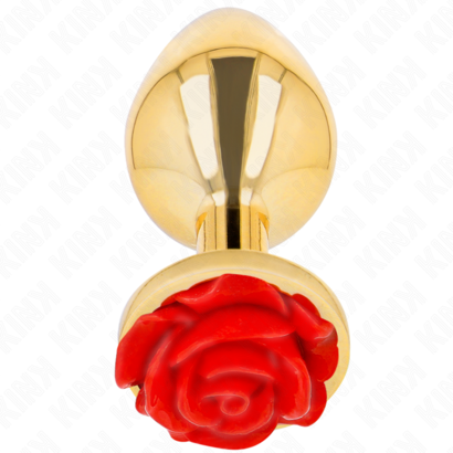 kink-plug-anal-dorado-rosa-roja-talla-l