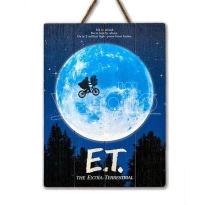 cartel-de-madera-woodart-et-el-extraterrestre-ingles