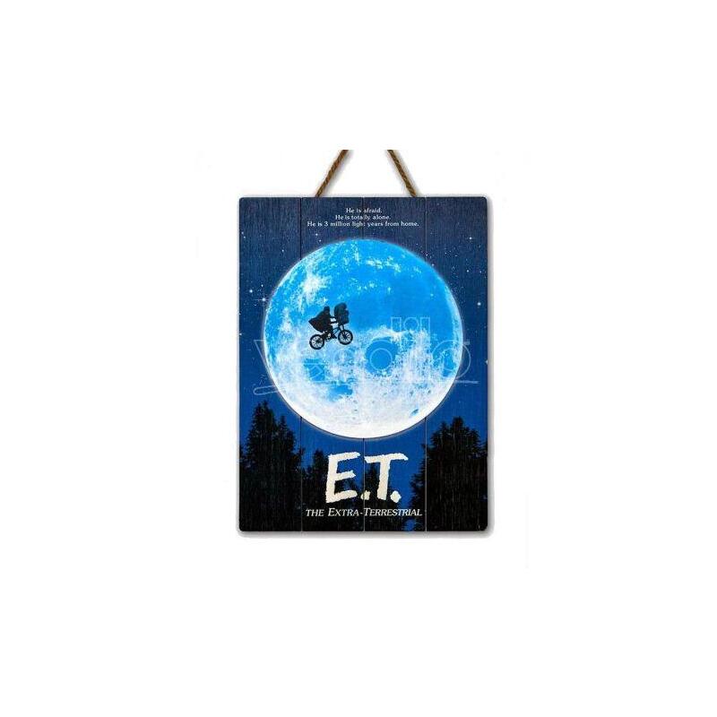 cartel-de-madera-woodart-et-el-extraterrestre-ingles